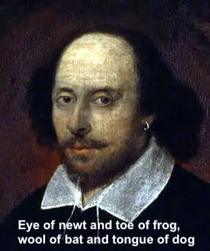 Eye of newt and toe of frog