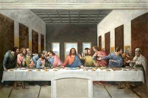 Last Supper - painted Al Fresco