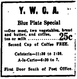 Blue-plate special
